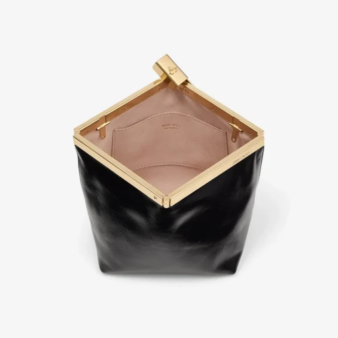 Czarna kopertówka z skóry Biker Ganache Czarna kopertówka z skóry Biker Ganache