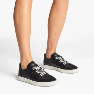 Diamond Light Flex F Czarne skórzane trampki Diamond Light Flex F Czarne skórzane trampki