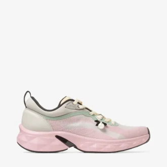 Diamond Run F Moon and Rose Knit Jacquard Mix Trampki