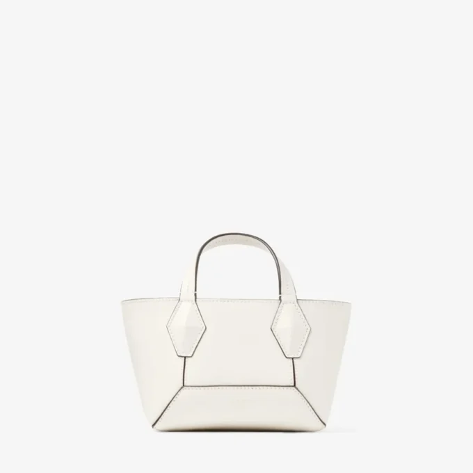 Diamond Tote Mini Latte Skórzana mini torba Diamond Tote Mini Latte Skórzana mini torba