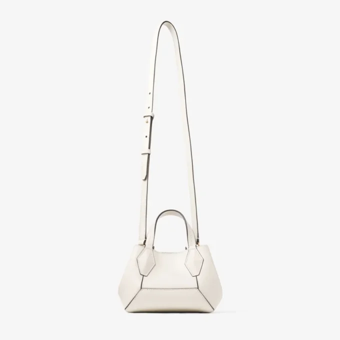 Diamond Tote Mini Latte Skórzana mini torba Diamond Tote Mini Latte Skórzana mini torba