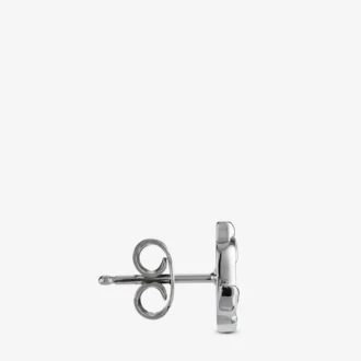 Kolczyki Jc Mini Studs z metalu w srebrnym wykończeniu Kolczyki Jc Mini Stud