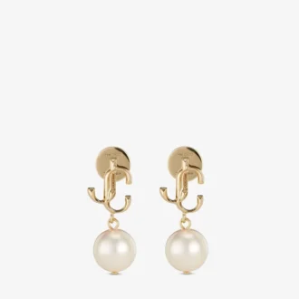 Kolczyki Jc Pearl Kolczyki na sztyfcie Jc Pearl z metalu w złotym wykończeniu