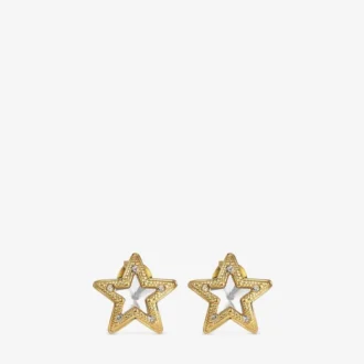 Kolczyki Jc Star Studs Kolczyki Jc Star Studs z metalu w złotym wykończeniu z kryształami Swarovskiego
