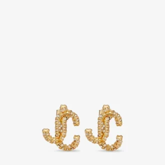 Kolczyki Jc Studs Kolczyki Jc Studs z kryształami Swarovskiego, wykończone złotem