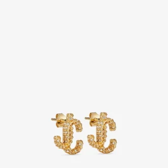 Kolczyki Jc Studs Kolczyki Jc Studs z kryształami Swarovskiego, wykończone złotem