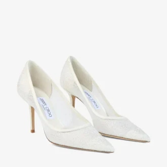Love 85 Ivory Candyfloss Glitter Pumps Love 85 Ivory Candyfloss Glitter Pumps