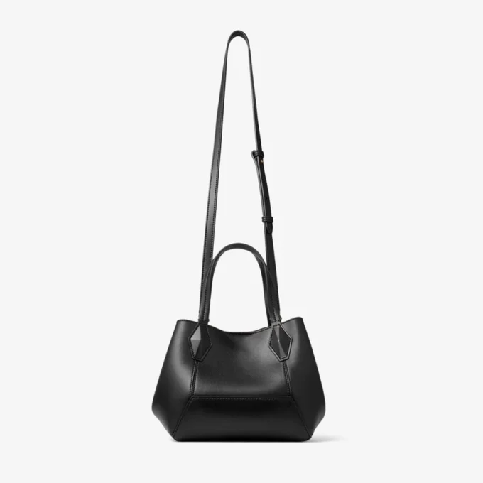 Mała czarna torba z cielęcej skóry Diamond Tote Mała czarna torba z cielęcej skóry Diamond Tote