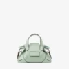 Mała torba podróżna Bar Holdall Torba podróżna z skóry Biker Verde Mała torba podróżna Bar Holdall Torba podróżna z skóry Biker Verde