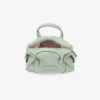 Mała torba podróżna Bar Holdall Torba podróżna z skóry Biker Verde Mała torba podróżna Bar Holdall Torba podróżna z skóry Biker Verde
