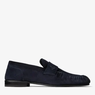 Mokasyny Ellis Loafer M z aksamitnej zamszowej skóry w kolorze Midnight Mokasyny Ellis Loafer M z aksamitnej zamszowej skóry w kolorze Midnight
