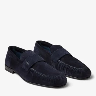 Mokasyny Ellis Loafer M z aksamitnej zamszowej skóry w kolorze Midnight Mokasyny Ellis Loafer M z aksamitnej zamszowej skóry w kolorze Midnight