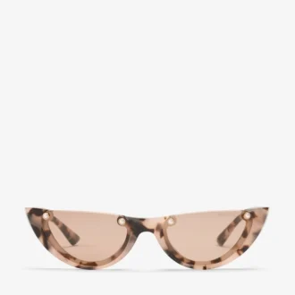 Okulary przeciwsłoneczne Beth Pink Havana Cat Eye