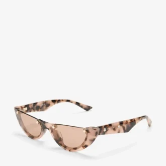 Okulary przeciwsłoneczne Beth Pink Havana Cat Eye