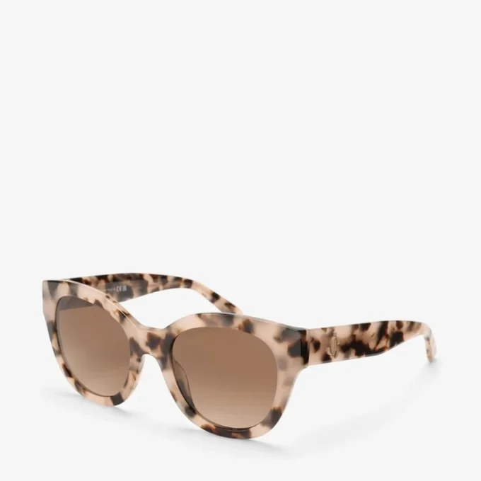 Okulary przeciwsłoneczne Kati Pink Havana Round Okulary przeciwsłoneczne Kati Pink Havana Round