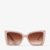 Okulary przeciwsłoneczne Lorea Beige Butterfly Frame Okulary przeciwsłoneczne Lorea Beige Butterfly Frame