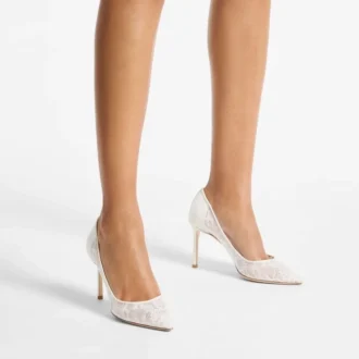 Romy 85 Ivory jimmy choo Lace Pumps Romy 85 Ivory jimmy choo Lace Pumps