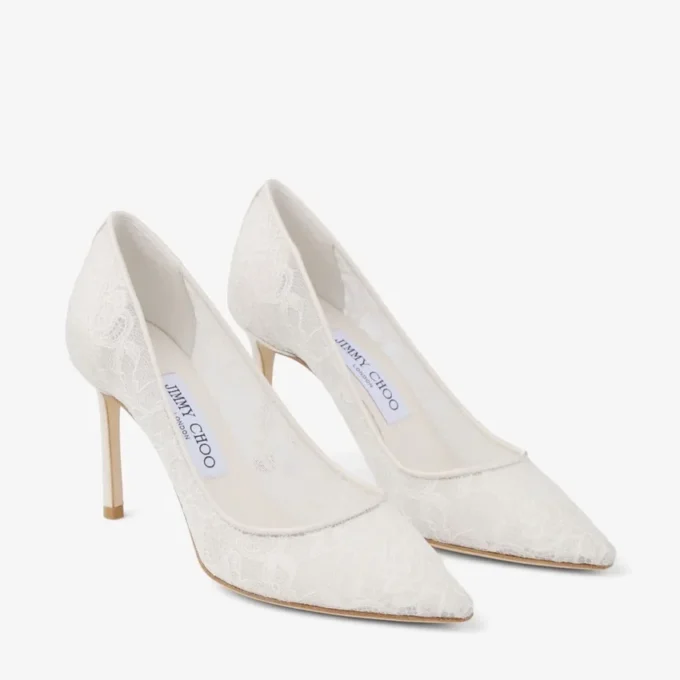 Romy 85 Ivory jimmy choo Lace Pumps Romy 85 Ivory jimmy choo Lace Pumps