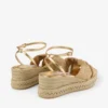 Sandały na koturnie Aella 60 Gold Raffia Sandały na koturnie Aella 60 Gold Raffia
