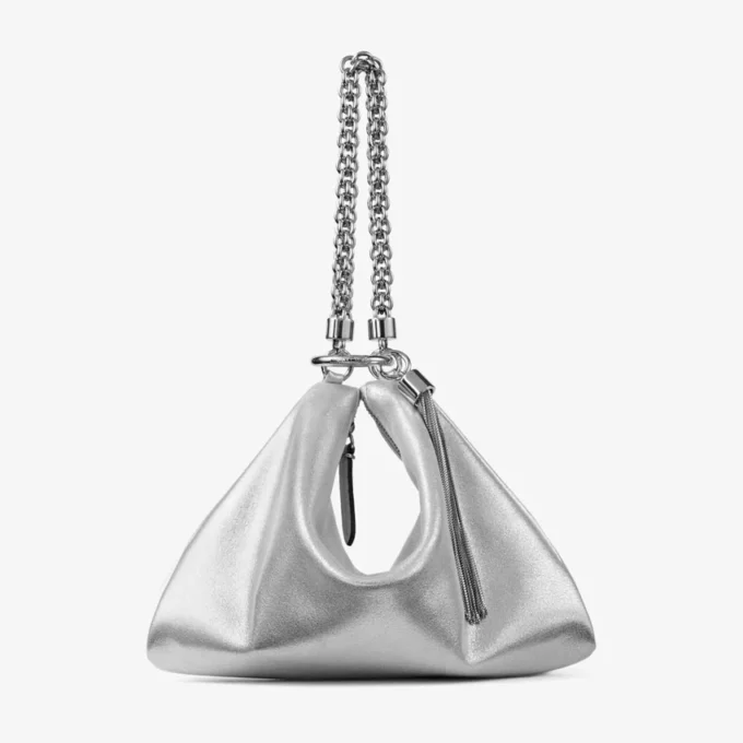 Srebrna metaliczna kopertówka Callie Srebrna metaliczna kopertówka Callie