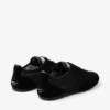 Sunny F z mieszanki czarnej skóry i niskie trampki jimmy choo z koronką Sunny F z mieszanki czarnej skóry i niskie trampki jimmy choo z koronką