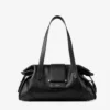 Torba Bar Holdall Medium Czarna torba Biker ze skóry Torba Bar Holdall Medium Czarna torba Biker ze skóry