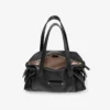 Torba Bar Holdall Medium Czarna torba Biker ze skóry Torba Bar Holdall Medium Czarna torba Biker ze skóry