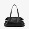 Torba Bar Holdall Medium Czarna torba Biker ze skóry Torba Bar Holdall Medium Czarna torba Biker ze skóry