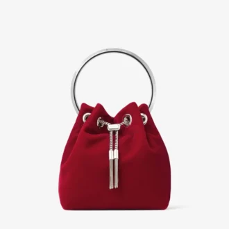 torba bon bon z rubinowego aksamitu 1 330x330 - Torba Bon Bon z rubinowego aksamitu
