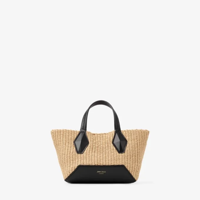 Torba Diamond Tote Mini z naturalnej rafii Torba Diamond Tote Mini z naturalnej rafii