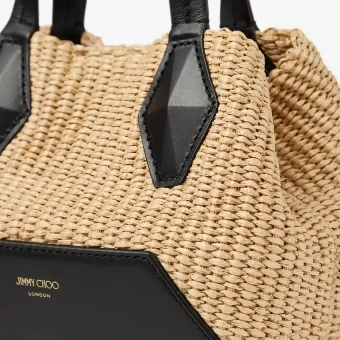 Torba Diamond Tote Mini z naturalnej rafii Torba Diamond Tote Mini z naturalnej rafii