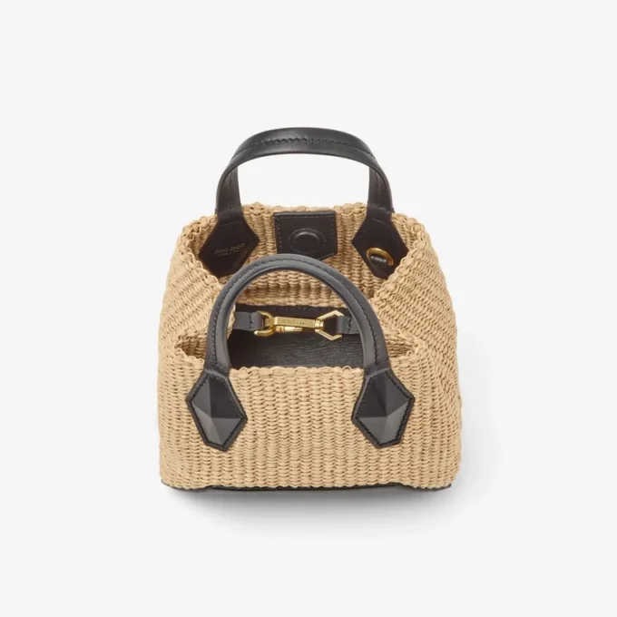 Torba Diamond Tote Mini z naturalnej rafii Torba Diamond Tote Mini z naturalnej rafii