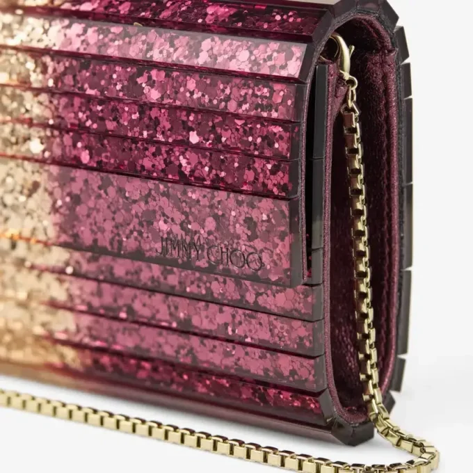 Torba kopertówka Sweetie Silky Blush DéGradé Glitter Plexi Torba kopertówka Sweetie Silky Blush DéGradé Glitter Plexi