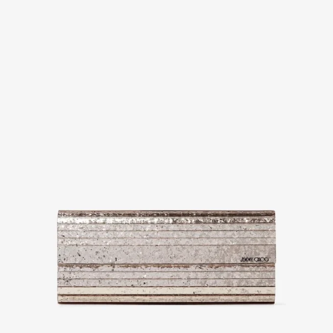 Torebka kopertówka Sweetie z gruboziarnistego brokatowego akrylu w kolorze Ballet Pink Shadow Torebka kopertówka Sweetie z gruboziarnistego brokatowego akrylu w kolorze Ballet Pink Shadow